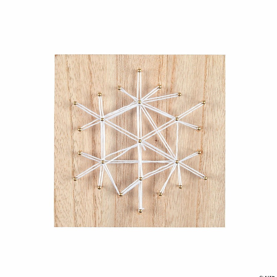 Craft Kits * | Discount Snowflake String Art Craft