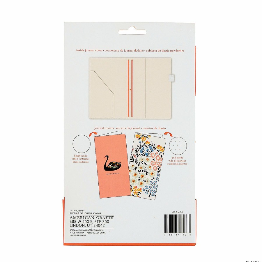 Craft Kits * | Buy American Crafts Small Black & White Dots Journal Kit 3 Pc.