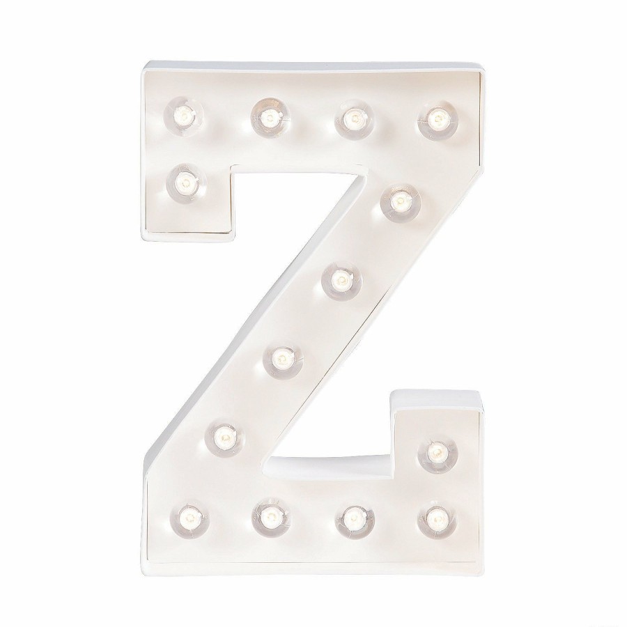 Adult Crafts * | New Diy Letter "Z" Marquee Light-Up Kit Makes 1