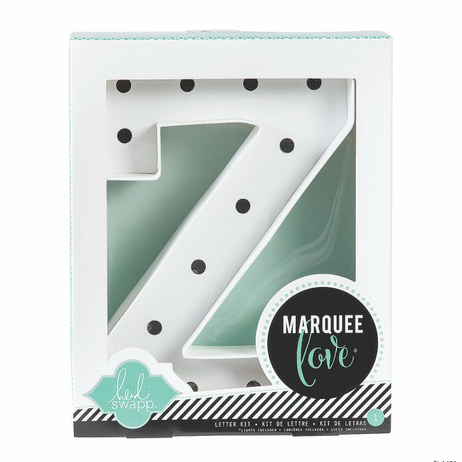 Adult Crafts * | New Diy Letter "Z" Marquee Light-Up Kit Makes 1