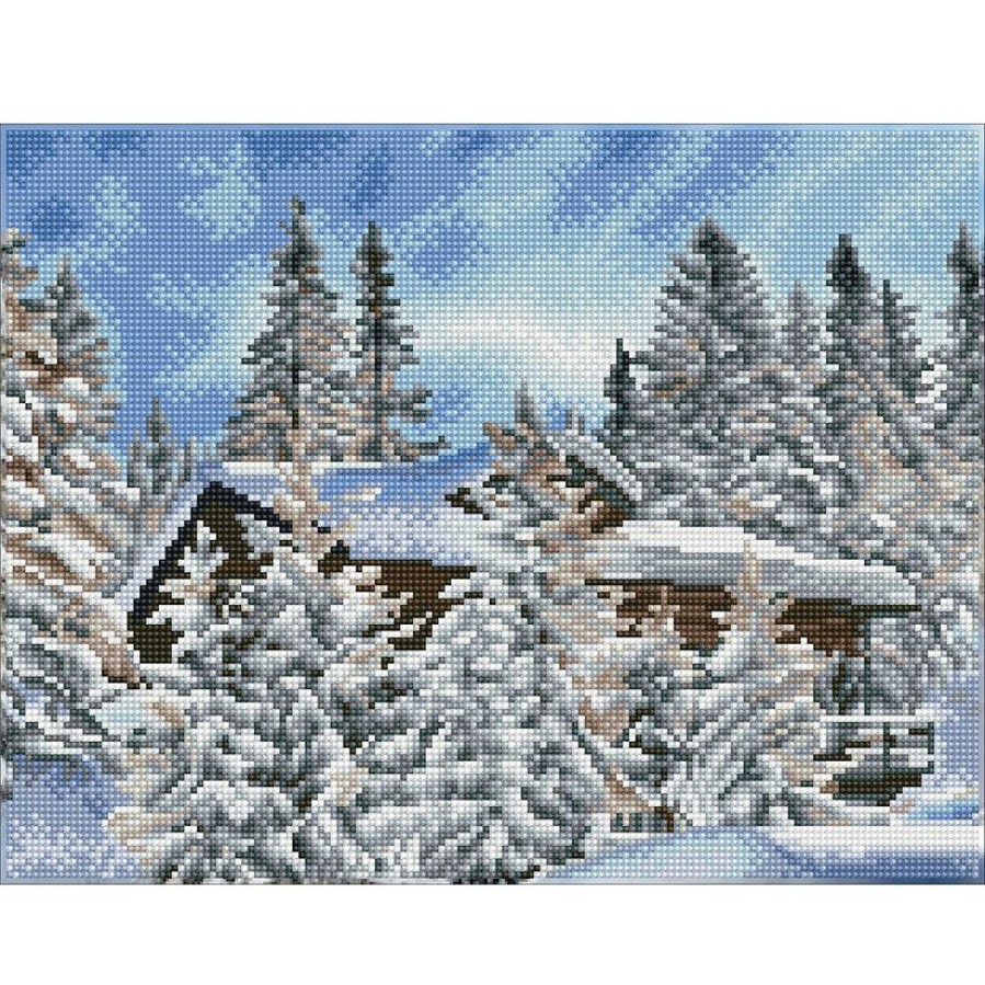 Craft Kits * | Discount Diamond Dotz Diamond Embroidery Facet Art Kit 12.2 X16.14 -Alpine Retreat