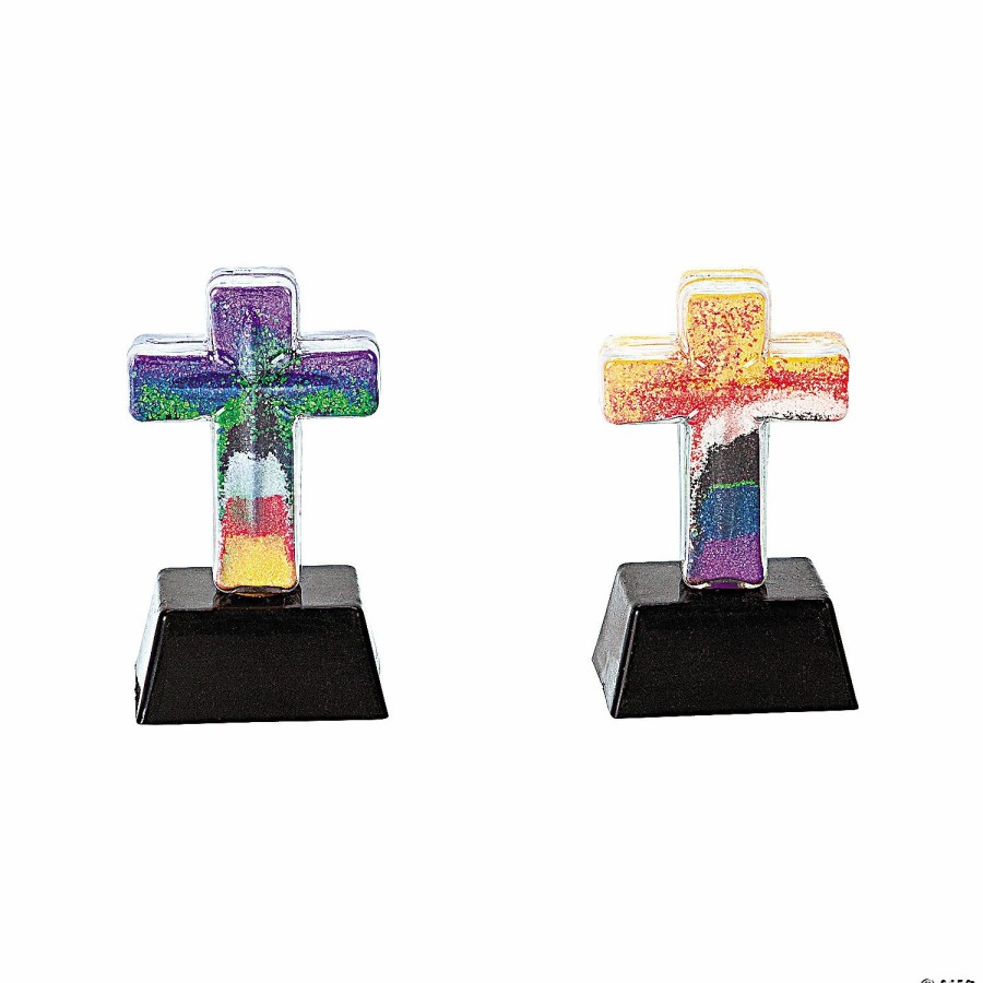 Craft Kits * | Discount The Salvation Story Sand Art 3D Crosses Makes 12