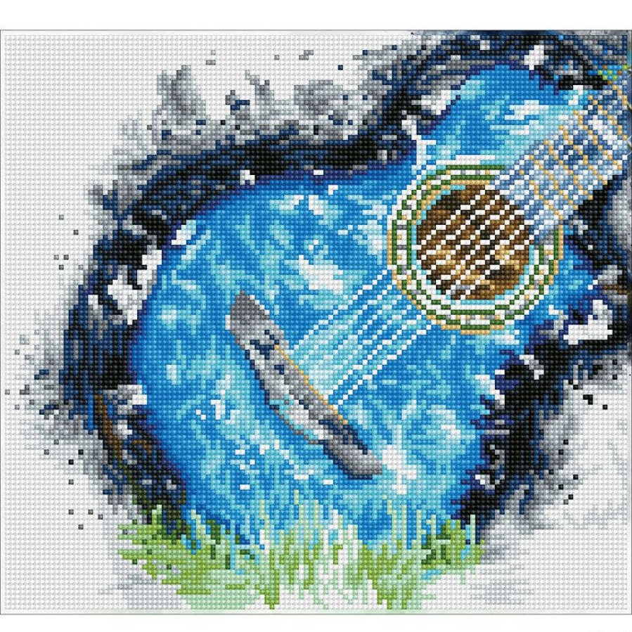 Craft Kits * | Deals Diamond Dotz Diamond Embroidery Facet Art Kit 12.2 X13.39 -Blue Grass