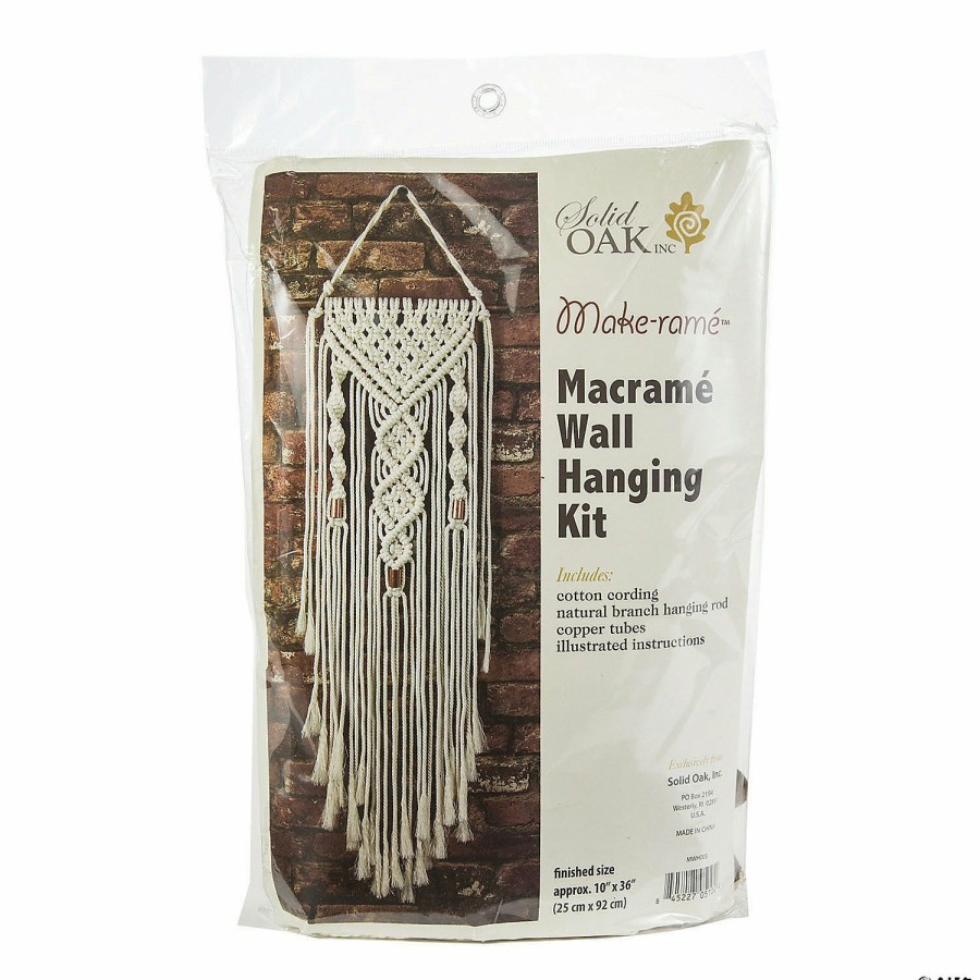 Craft Kits * | Promo Macrame Wall Hanger Kit Dual Spirals