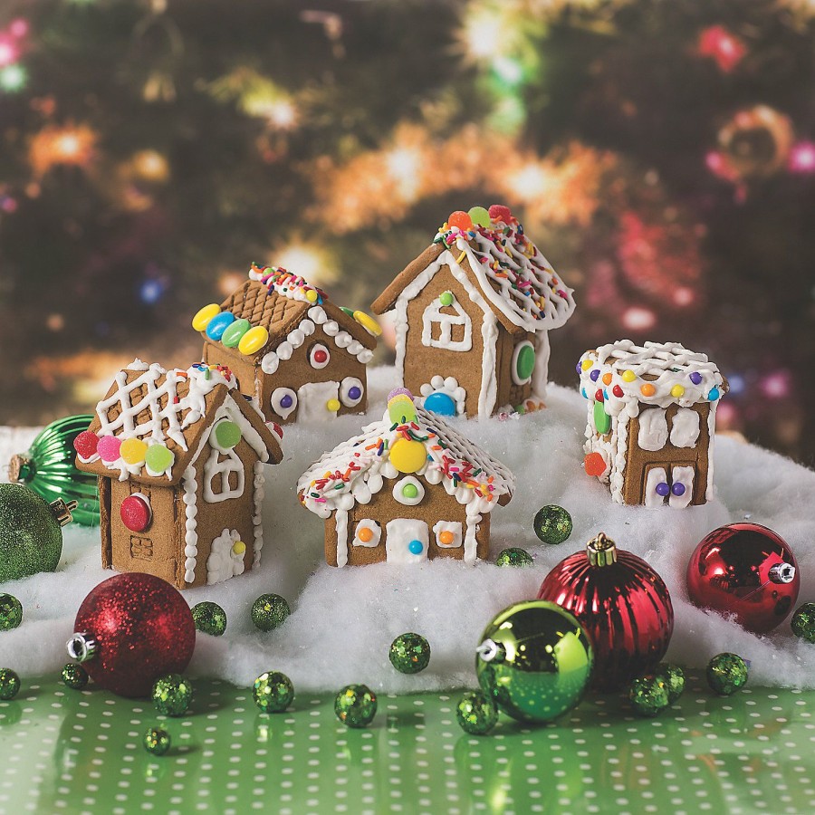 Craft Kits * | Best Deal Gingerbread Mini Village Kit 5 Pc.