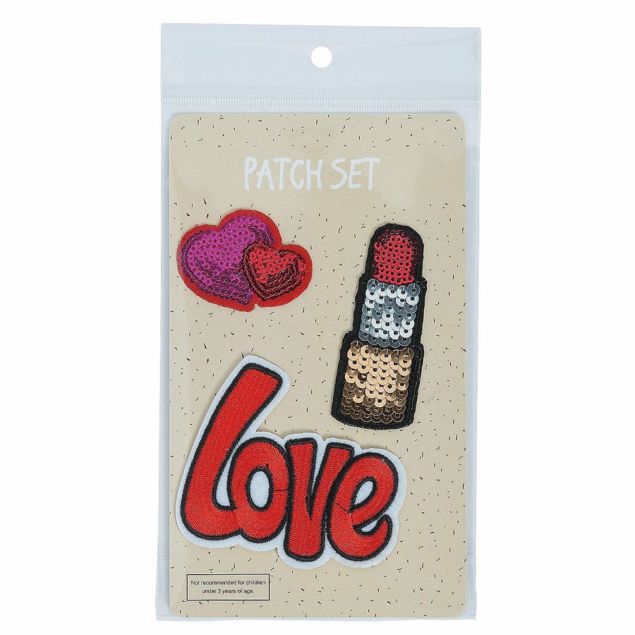 Craft Supplies * | Buy Tween Iron-On Patch Assortment 18 Pc.