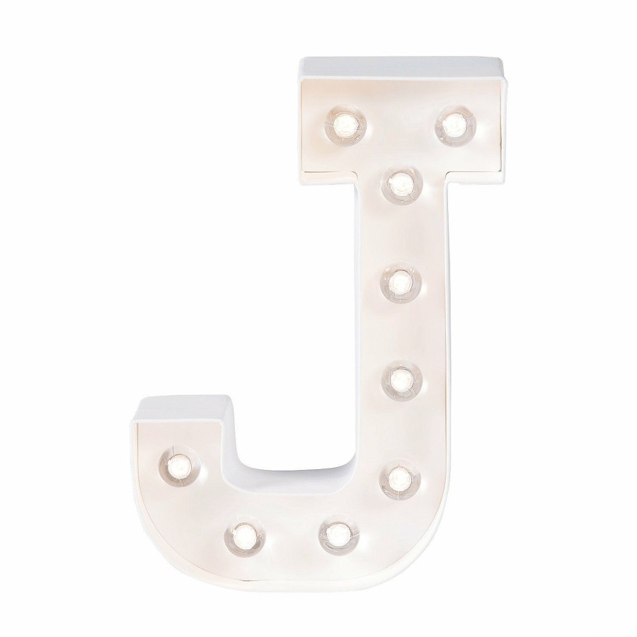 Adult Crafts * | Budget Diy Letter "J" Marquee Light-Up Kit Males 1