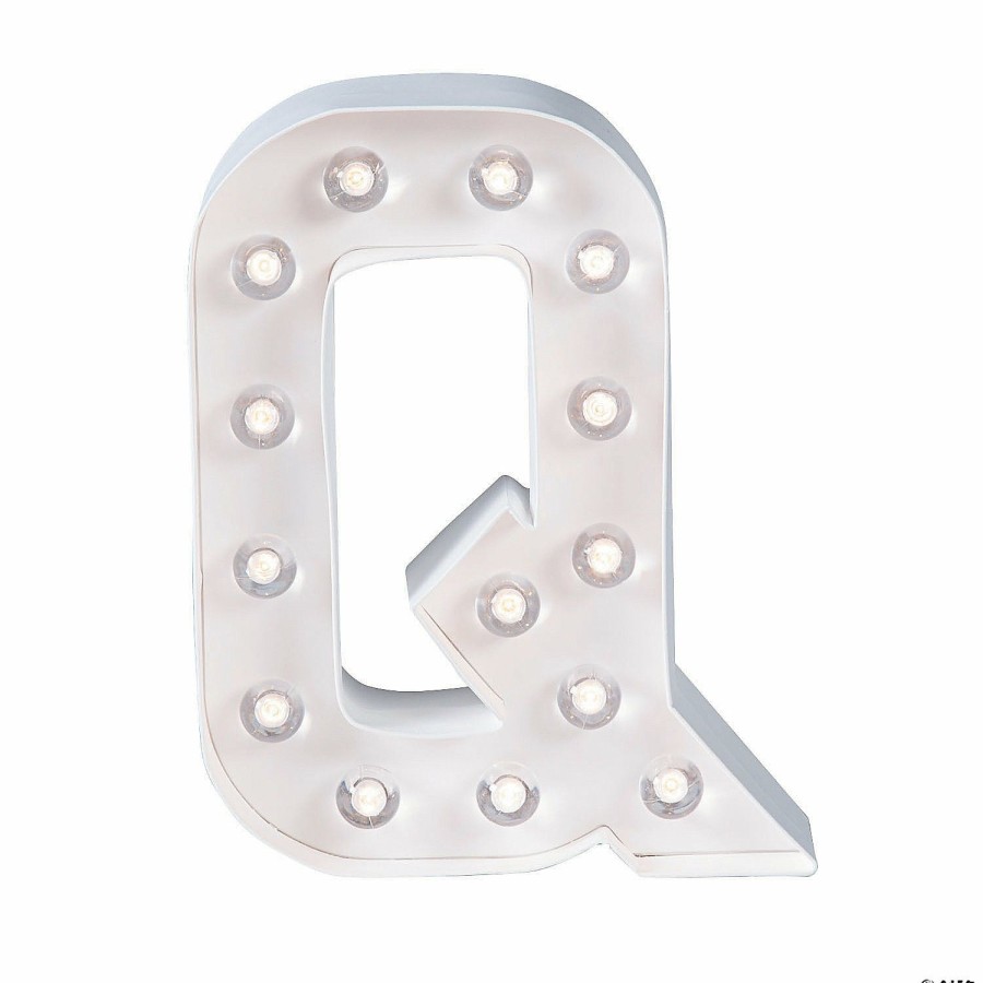 Adult Crafts * | Coupon Diy Letter "Q" Marquee Light-Up Kit Makes 1