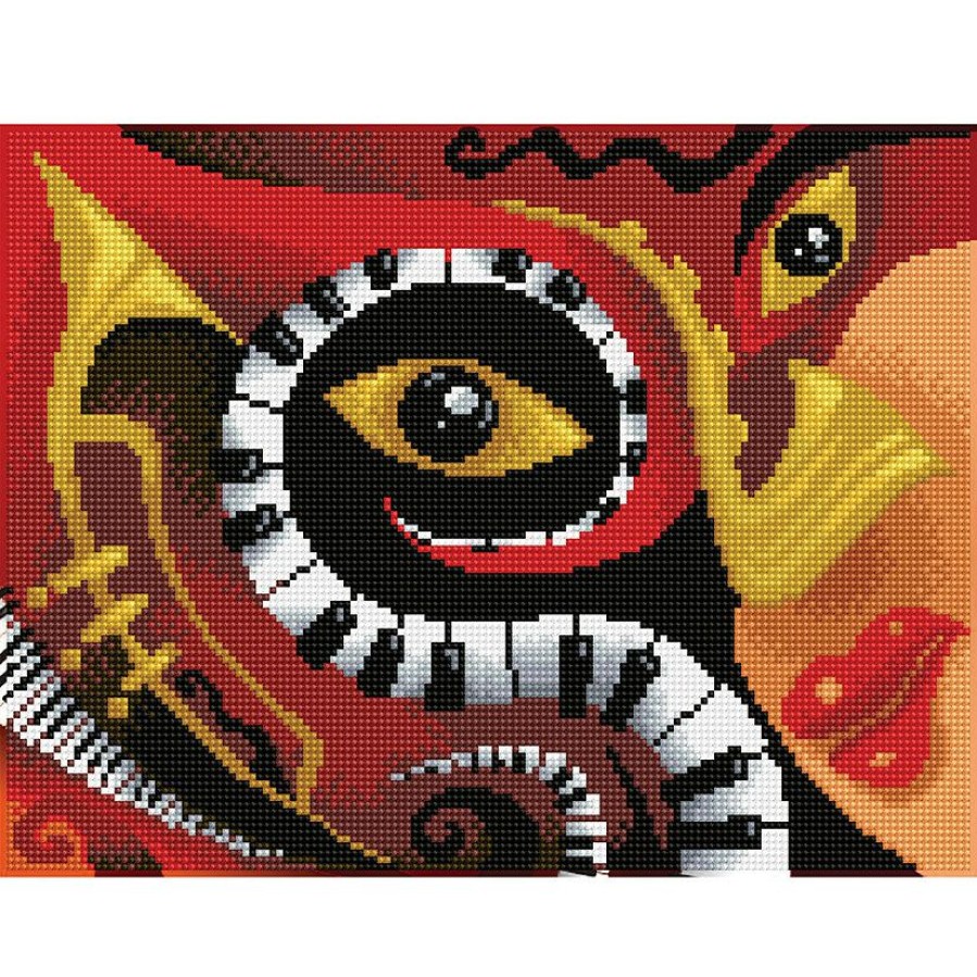 Craft Kits * | Buy Diamond Dotz Diamond Embroidery Facet Art Kit 16 X12 -Jazz Bar With Frame