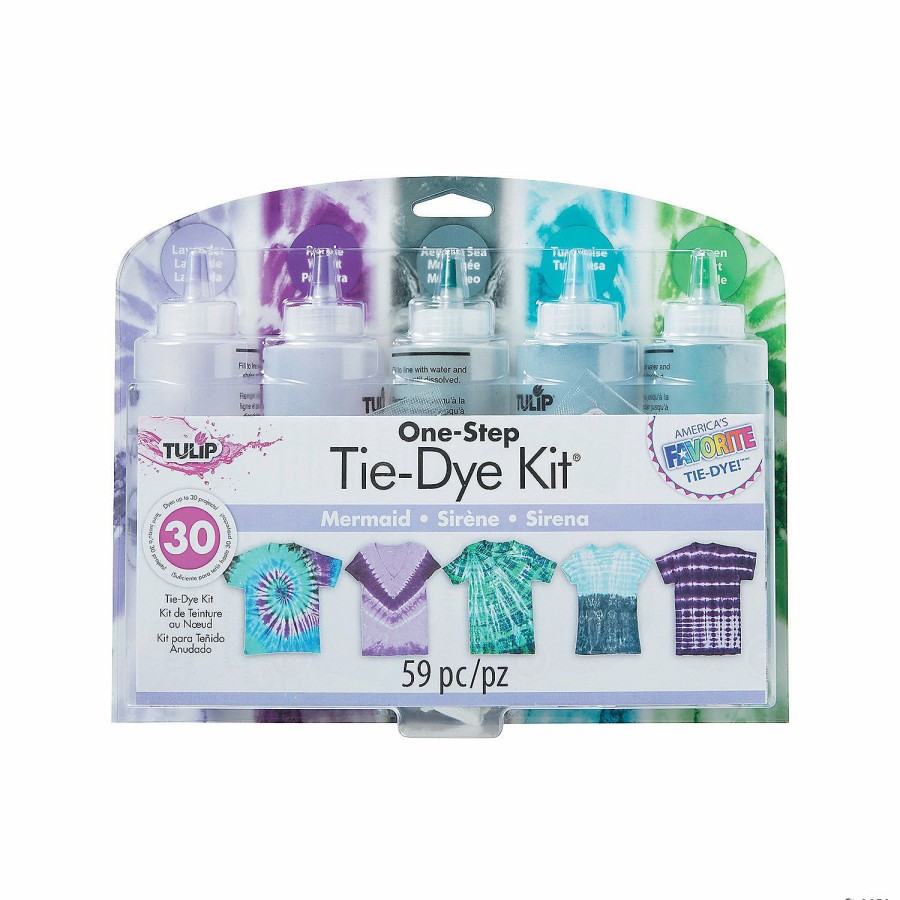 Craft Kits * | Best Sale Tulip Mermaid One-Step Tie-Dye Kit