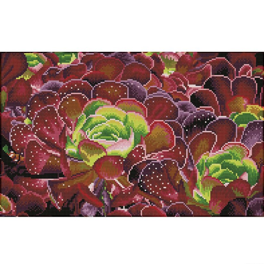 Craft Kits * | Best Sale Diamond Dotz Diamond Embroidery Facet Art Kit 12.6 X20.47 -Succulents