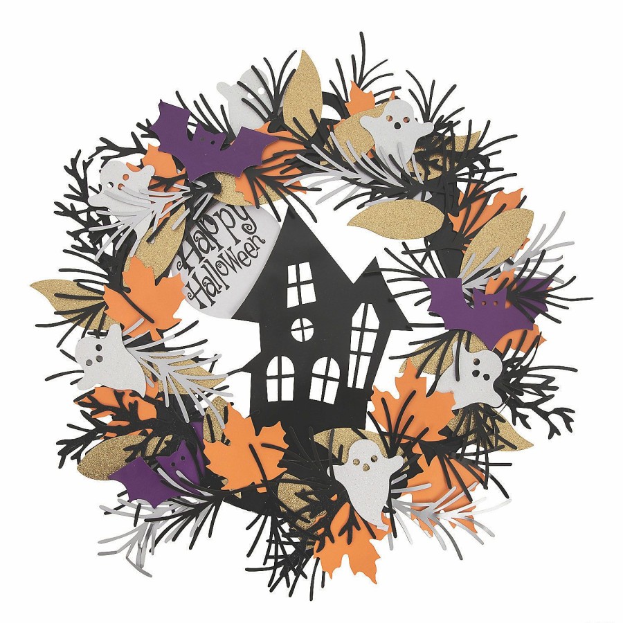 Craft Kits * | Discount Halloween Wreath Craft Kit