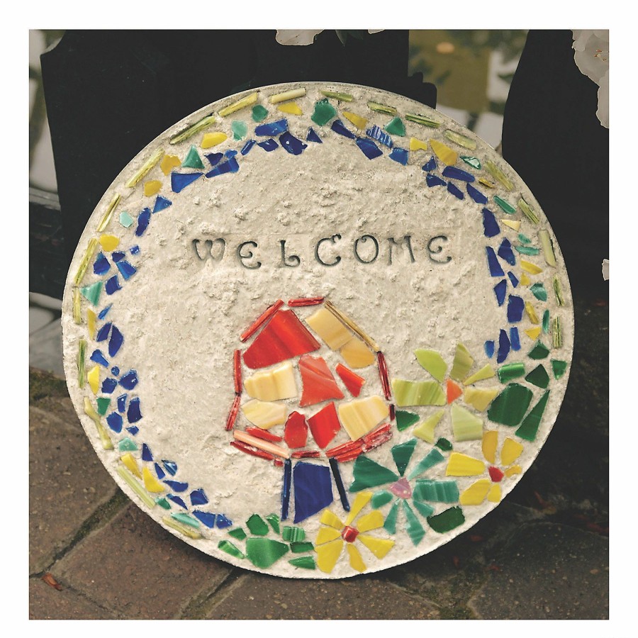 Craft Kits * | Buy Mosaic Stepping Stone Kit-Garden