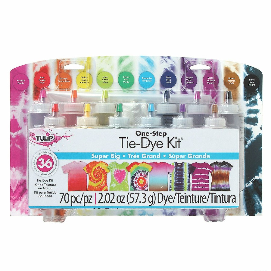 Craft Kits * | Buy Tulip Super Big Assorted Colors Tie-Dye Kit